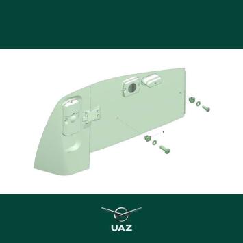 kentekenplaathouder met camera - UB1616