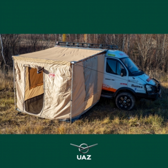 set zijwanden met vloer luifel - UB0389